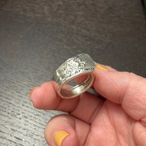 Sterling silver Spoon Ring